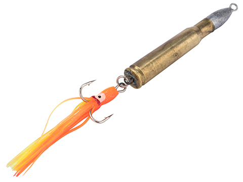 The Fishing Armory .50BMG Cod Round Lure (Color: Pumpkin / 12oz)