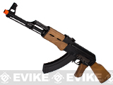 G&G Top Tech Full Metal AK47 RK47 Blowback Airsoft AEG Rifle with Real Wood - 