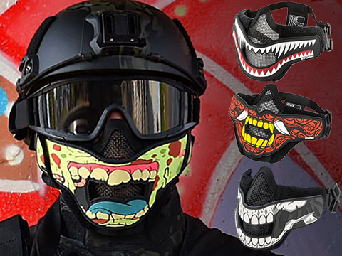 Airsoft.com x OneTigris FACE OFF Velcro Half Mask Set - Hero Outdoors