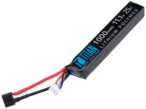 Titan Power 11.1v 25C Stick Type LiPo Battery (Connector: Deans / 1000mAh)