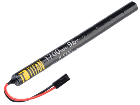 Titan Power 9.6v 1700mAh Stick Type NiMH Battery (Connector: Small Tamiya)