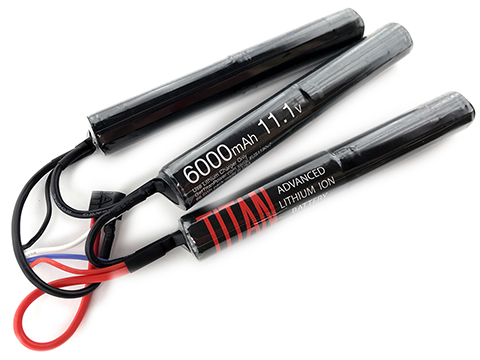 Titan Power 11.1v 6000mAh 16C Nunchuck Type Li-Ion Battery (Connector: Standard Deans)