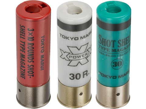 Tokyo Marui 30rd Shotgun Shells for TM Style Airsoft Shotguns (Color: Red / Pack of 2)