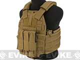 TMC Slick Style LV Plate Carrier (Color: Khaki), Tactical Gear/Apparel, Body  Armor & Vests -  Airsoft Superstore