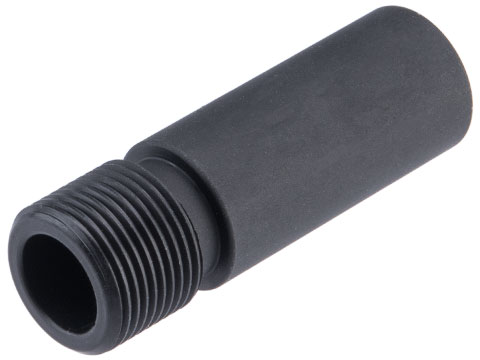 TNT Airsoft 12mm+ to 14mm- Threaded Barrel Adapter for KWA H&K MP7 Gas Blowback Airsoft SMG