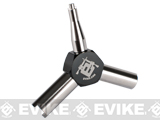 Evike.com Precision Stainless Steel Airsoft GBB Triple Gas Valve Key