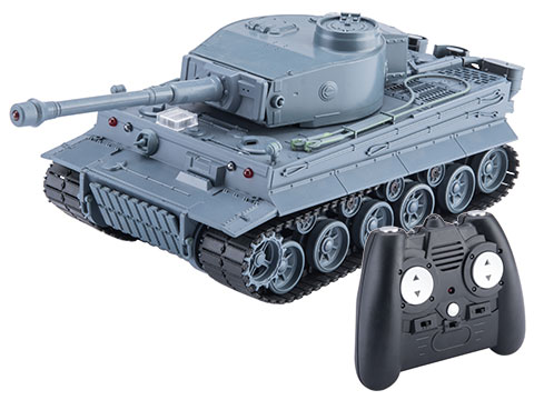 1:26 Scale RC Airsoft Battle Tank (Model: Tiger / Gun Metal Grey), MORE ...