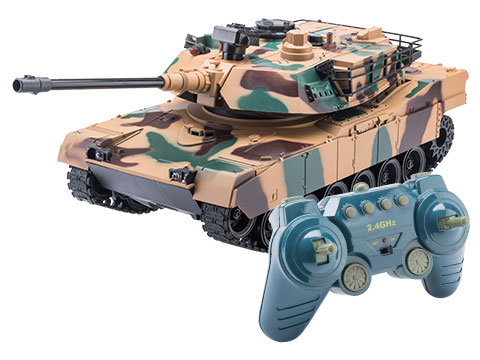 1:18 Scale RC Airsoft BB Firing Battle Tank (Model: M1A2 / Desert Camo)