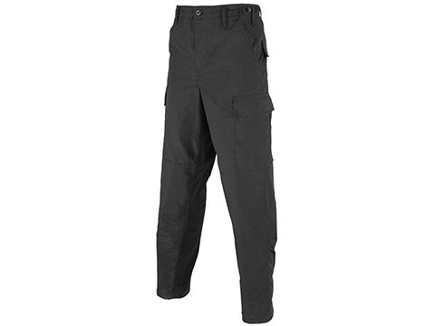 Tru-Spec 65/35 Poly Cotton Rip-Stop BDU Pants (Color: Black / Small-Regular)