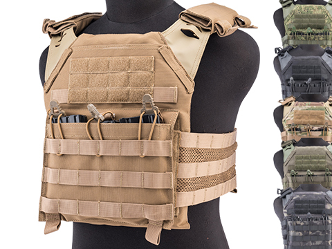 Matrix Blazer Modular Tactical Plate Carrier (Color: Black)