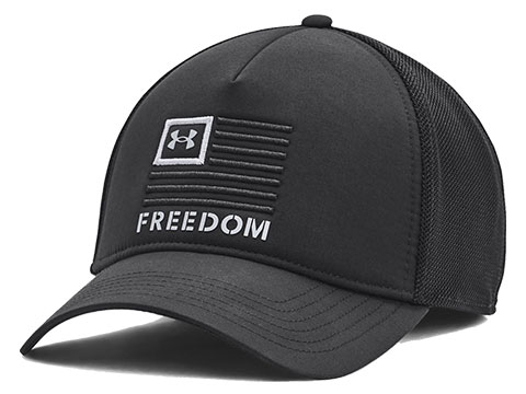 Under Armour UA Freedom Trucker Hat (Color: Black)