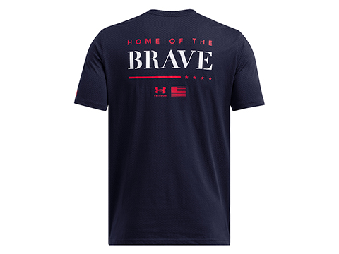 Under Armor UA Freedom Vets Day T-Shirt (Color: Blue / Large)