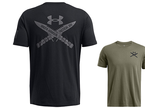 Under Armor UA Freedom Spine Tactical Division T-Shirt (Color: Black / Large)