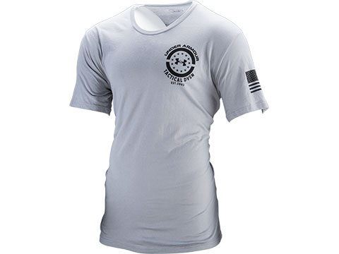 Under Armour Men's UA Tactical Division Logo T-Shirt (Color: Steel / Large)