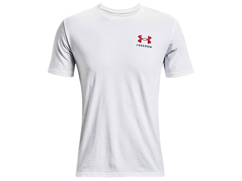 Under Armor Freedom US of A T-Shirt (Color: White / Medium)