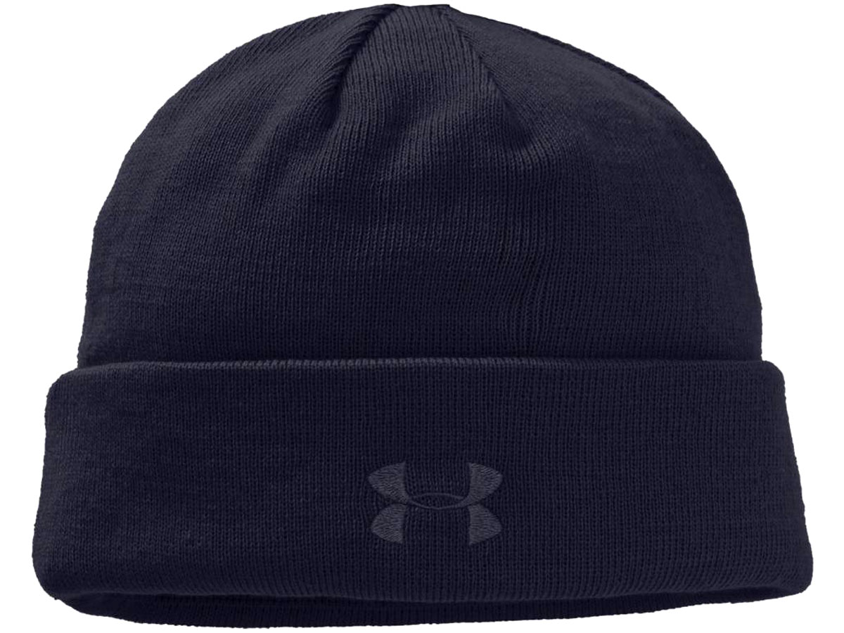 navy blue under armour beanie