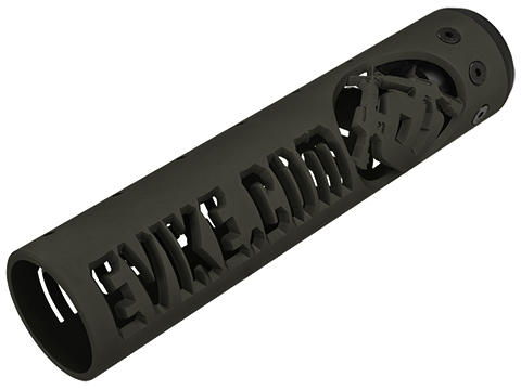 Unique ARs CNC Machined Evike.com Handguard for AR15 Pattern Rifles (Color: OD Green / 9 / AR15 Barrel Nut)