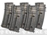 6mmProShop 300rd FlashMag Hi-Cap Magazine for G36 Series Airsoft AEG Rifles by UFC (Package: Set of 5)