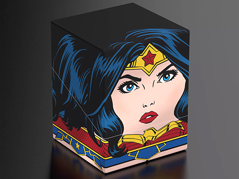 Squaroes DC Comics Justice League 100+ Protective Deck Box by Ultimate Guard (Model: Wonder Woman)