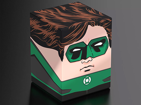 Squaroes DC Comics Justice League 100+ Protective Deck Box by Ultimate Guard (Model: Green Lantern)