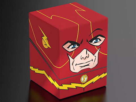 Squaroes DC Comics Justice League 100+ Protective Deck Box by Ultimate Guard (Model: The Flash)