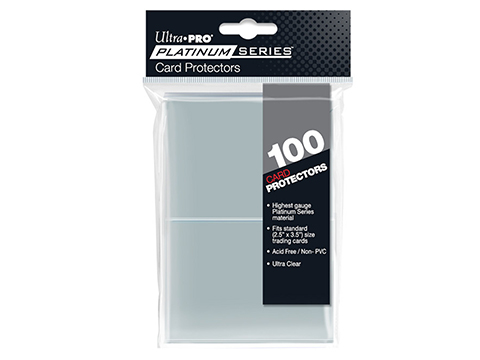 Ultra Pro Platinum Series Soft Protective Card Sleeves (Model: 100x Pack)