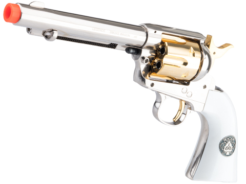 Elite Force Legends Smoke Wagon CO2 Powered Revolver (Color: Nickel w/ Gold)