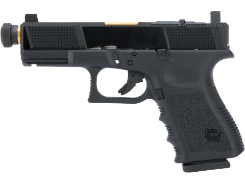 Elite Force Fully Licensed GLOCK 19 Gen.3 w/ EMG Salient Arms International Tier One Utility RMR Cut Slide (Type: Green Gas)