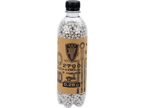 Elite Force Premium Biodegradable 6mm Airsoft BBs (Weight: .28g / 2700 Rounds)