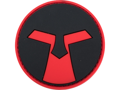Amoeba PVC Patch (Color: Red & Black)