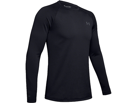 Under Armour UA Base™ 4.0 Crew Long Sleeve Extreme Cold Weather Shirt (Color: Black / Large)
