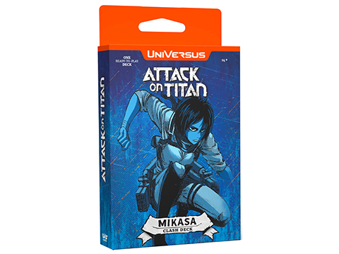 UniVersus Attack on Titan: Battle for Humanity Clash Deck (Model: Mikasa Ackerman)