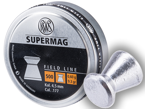 RWS Supermag .177cal Pellets (Quantity: 500 count)