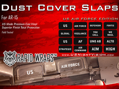 US NightVision Rapid Wraps Dust Cover Slaps (Model: US Air Force Edition)