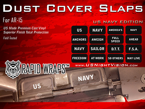 US NightVision Rapid Wraps Dust Cover Slaps (Model: US Navy Edition)