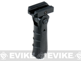 UTG Ergonomic Ambidextrous 5-position Foldable Foregrip - Black