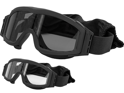 Valken VTAC Tango Tactical Goggles (Color: Black / Standard Clear Lens)