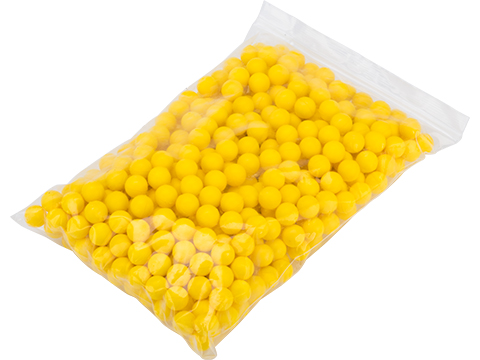 Valken GBalls GOTCHA .50 Cal Reusable Soft Foam Balls (Color: Yellow / 500 Rds)