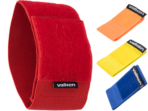 Valken V-TAC Player Team Armband w/ Large Patch Space (Color: Red)