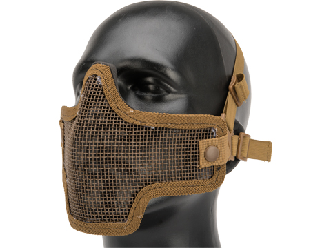 Valken Kilo 2G Mesh Half Face Mask (Color: Tan)