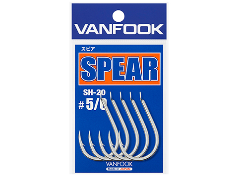 Vanfook Spear Round Jigging Hook (Size: #2/0 / 10 Pack)