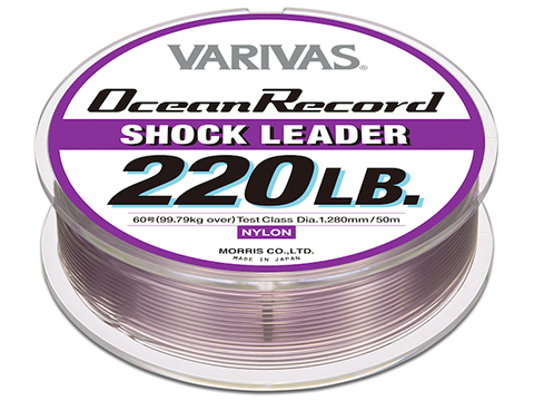 VARIVAS Ocean Record Nylon Shock Leader Fishing Line (Model: 100lb / 50m)