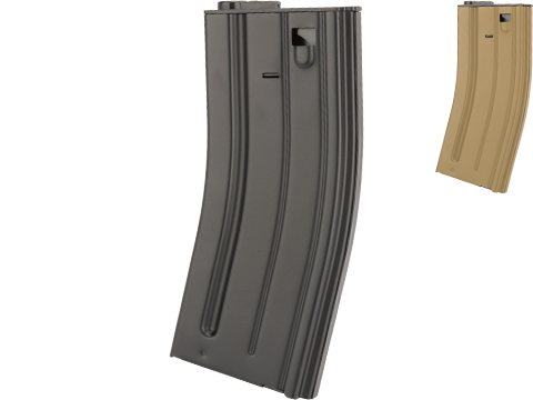 VFC Steel Stamped GI Magazine for SCAR M4 M16 Series Airsoft AEG Rifles (Type: 300rd Hi-Cap / Black)