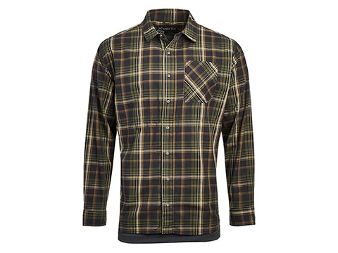VERTX Guardian Stretch Long Sleeve Shirt (Color: Woodland Plaid / Large)
