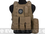 Avengers Military Style MOD-II Quick Release Body Armor Vest (Color: Desert Tan)