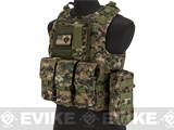 Avengers Military Style MOD-II Quick Release Body Armor Vest (Color: Digital Woodland)