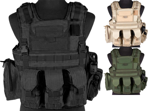 Matrix Variable Front Plate Vest w/ Integrated Pistol Holster 