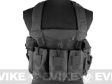 NcStar Tactical 6 Pouch AK Chest Rig (Color: Black)
