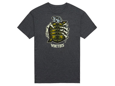 Viktos Granata Tee Shirt (Color: Charcoal Heather / Small)