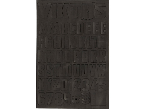 Viktos Moralphabet™ Letter Patches (Color: Nightfall)